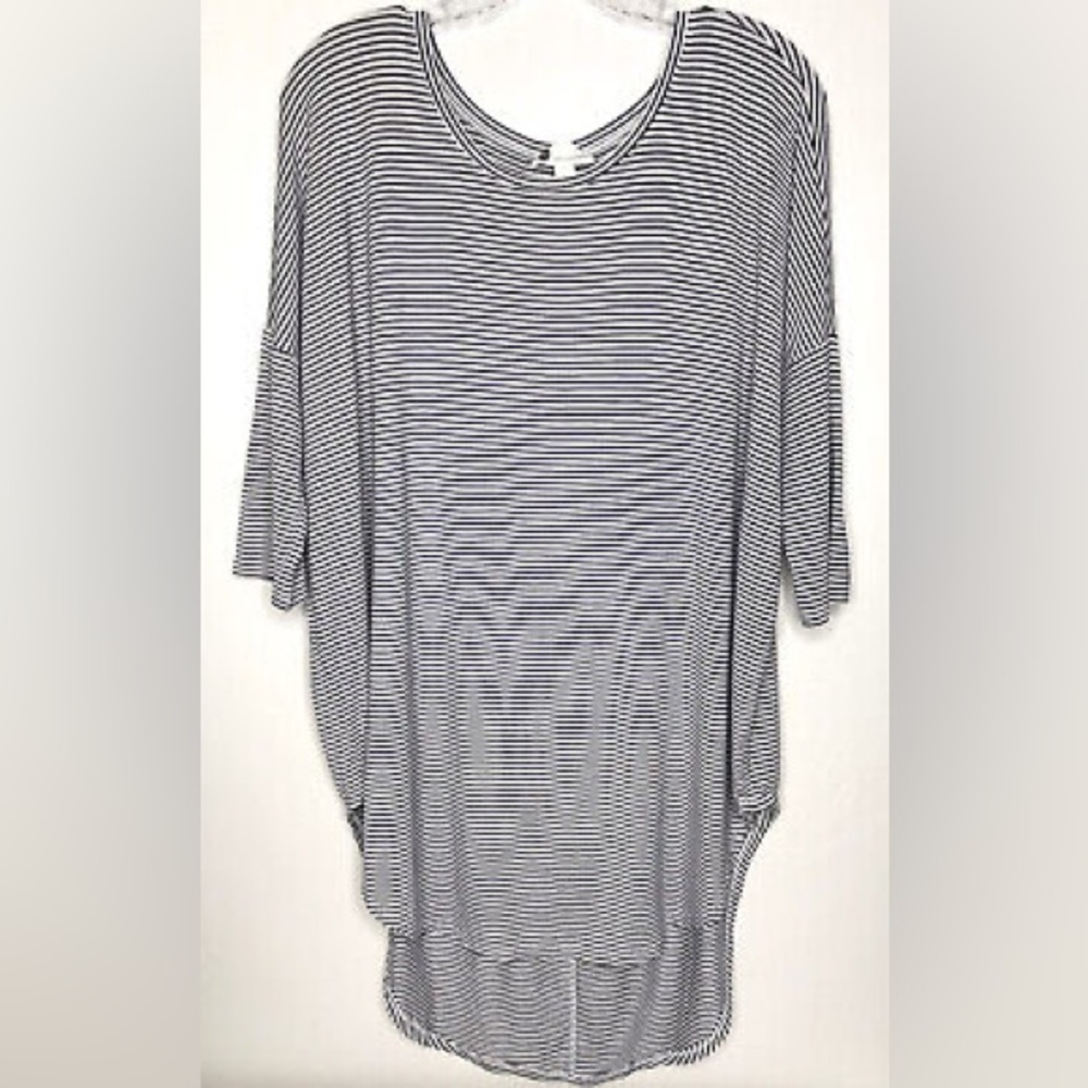 Anthropologie Floreat Striped Tunic‎ Top- Medium